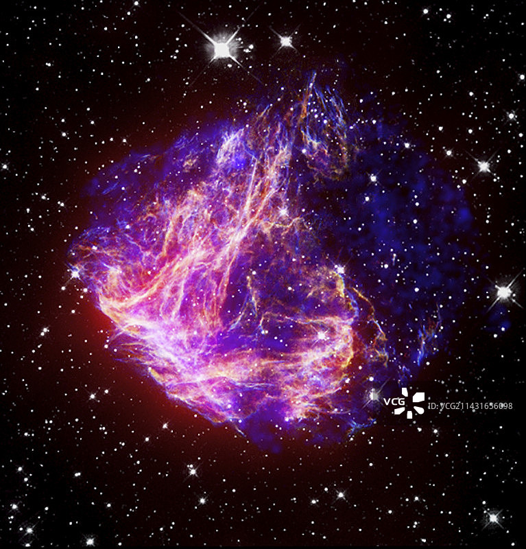 N49超新星遗迹，钱德拉影像图片素材