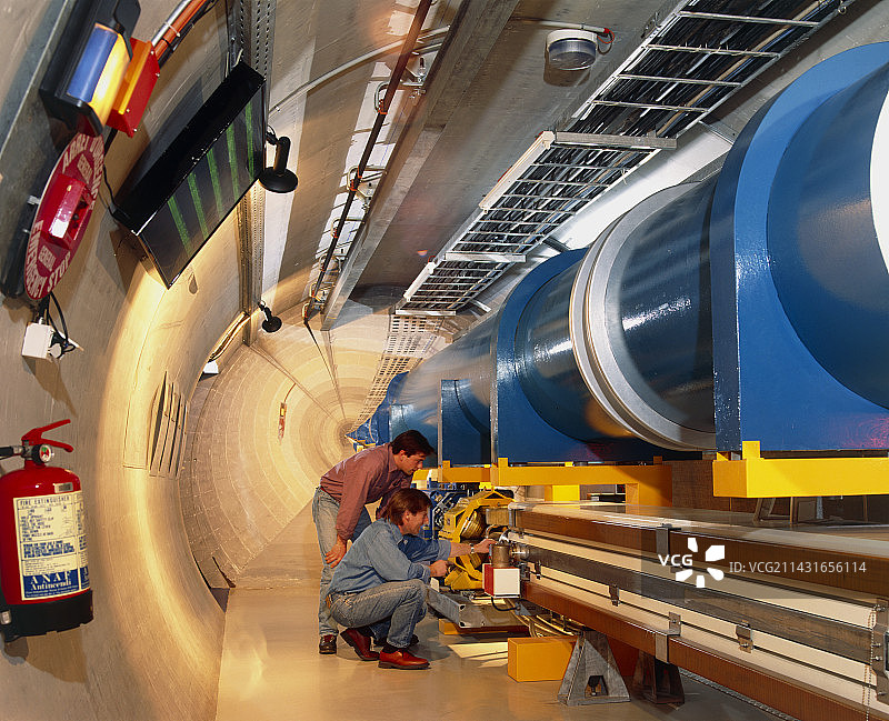 欧洲核子研究中心大型强子对撞机样机图片素材