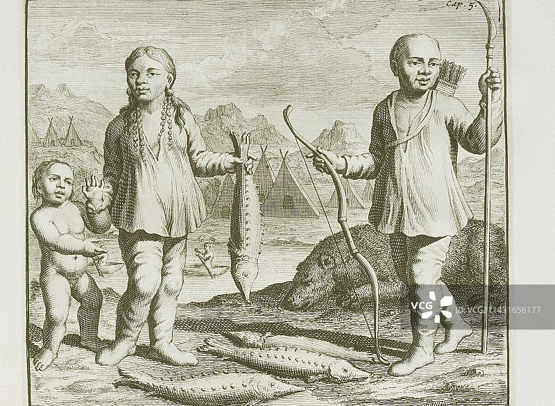 本地奥斯蒂亚克家庭图片素材