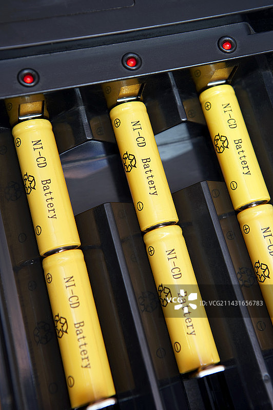 电池充电中图片素材