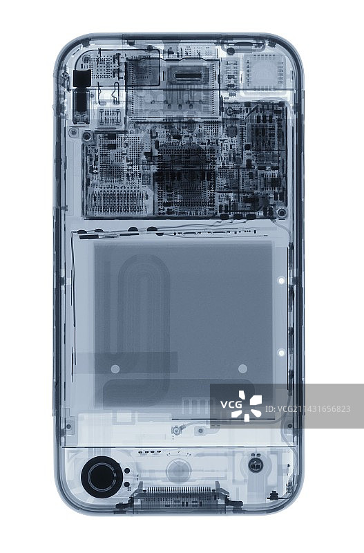 手机X光片图片素材