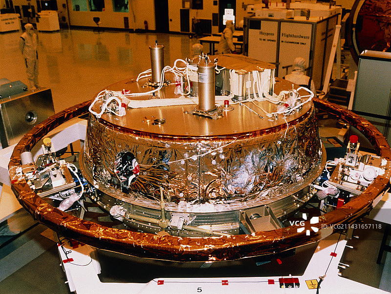 卡西尼-惠更斯号探测器下降模块图片素材