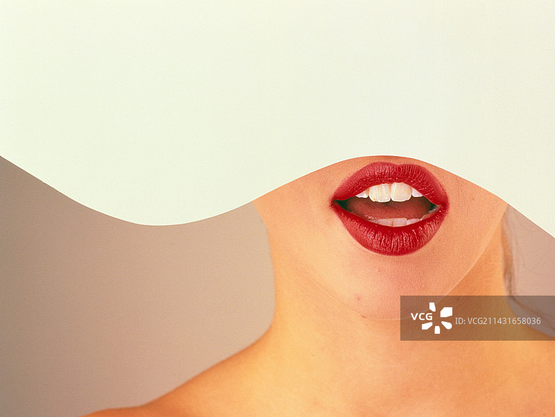 女人的嘴图片素材