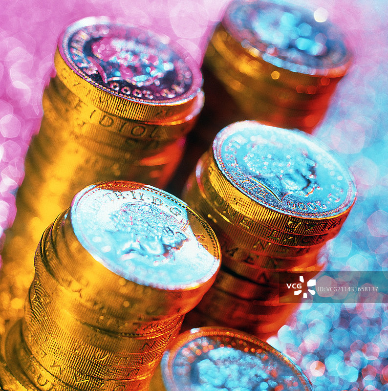 英镑硬币图片素材