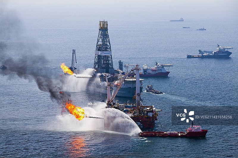 2010年墨西哥湾漏油事故应对图片素材