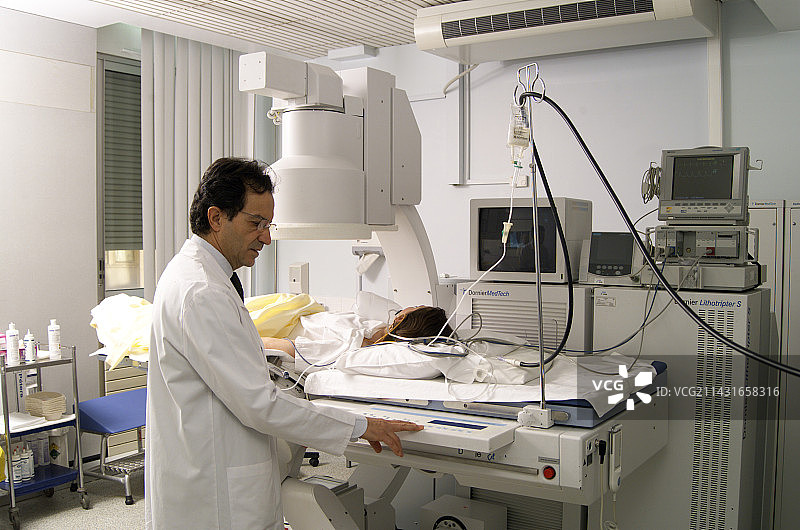 肾结石的碎石术图片素材