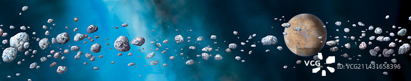 柯伊伯带和冥王星图片素材