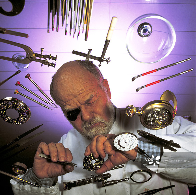 钟表匠图片素材