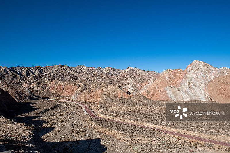 甘肃省张掖市临泽县肃南县张掖七彩丹霞图片素材