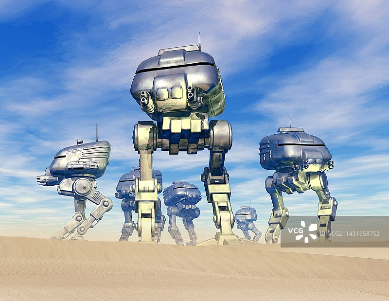 机器人军队图片素材