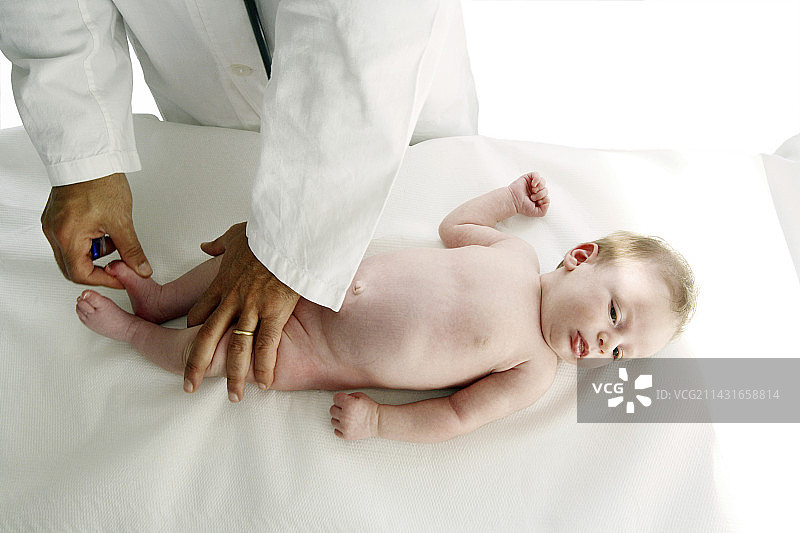 新生儿反射测试图片素材