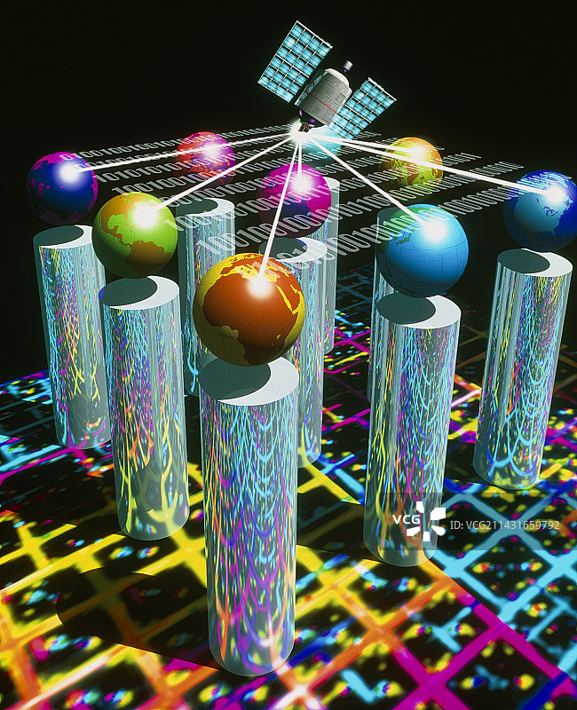 万维网与互联网概念图图片素材