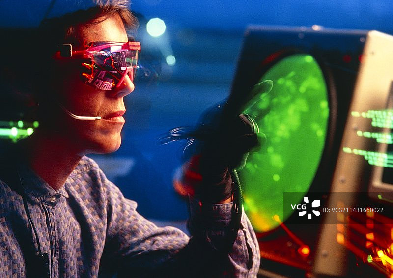 虚拟现实与空中交通管制图片素材