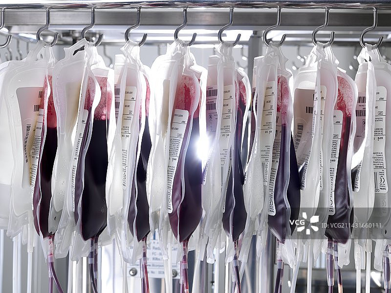 献血血液处理图片素材