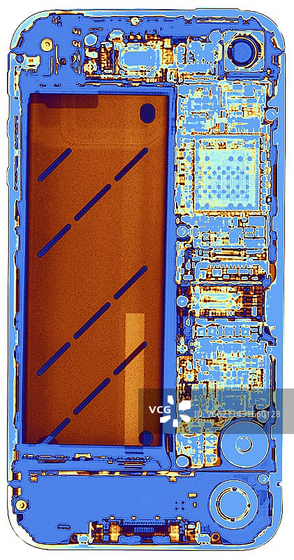 iPhone 4彩色X光图片素材