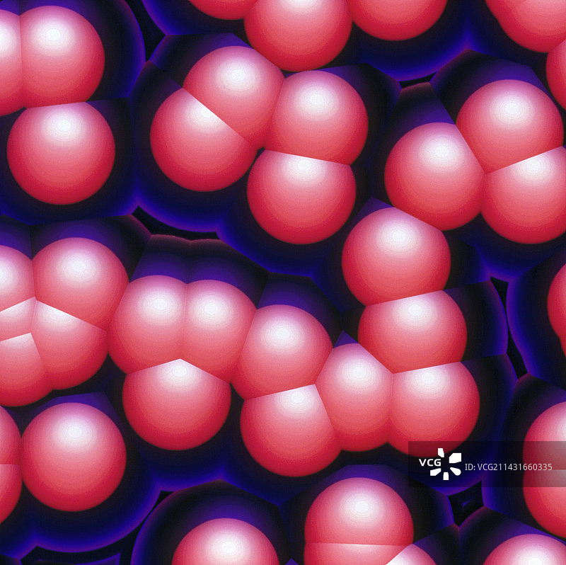 计算机增强彩色脂质体显微图图片素材