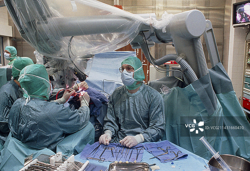使用MKM显微镜的计算机辅助脑外科手术图片素材