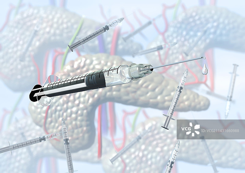 胰岛素注射图片素材