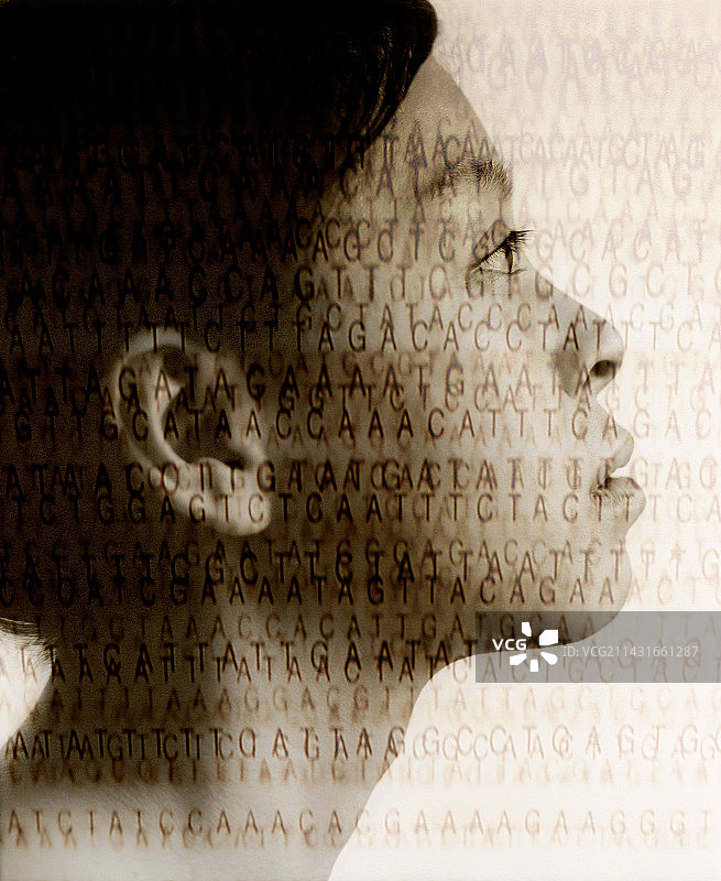 遗传学概念艺术作品图片素材