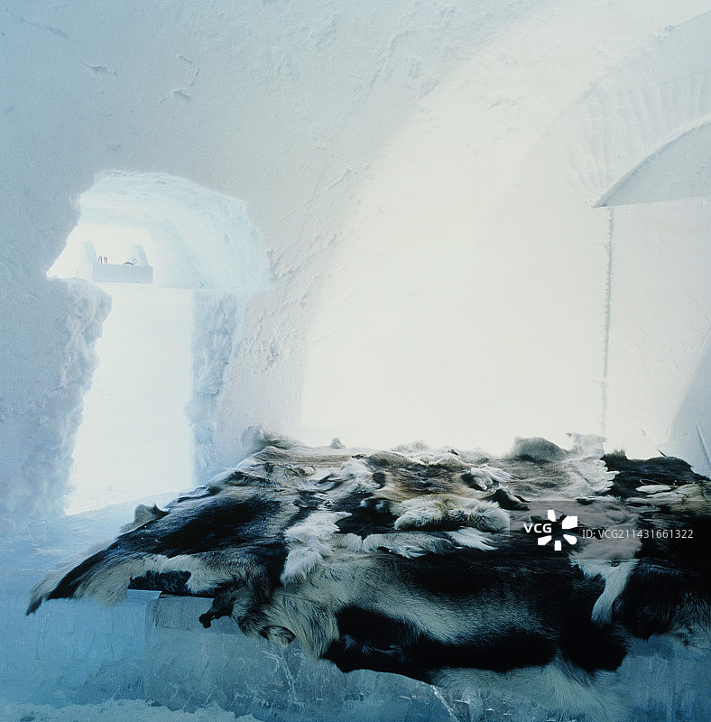 冰雪酒店卧室图片素材