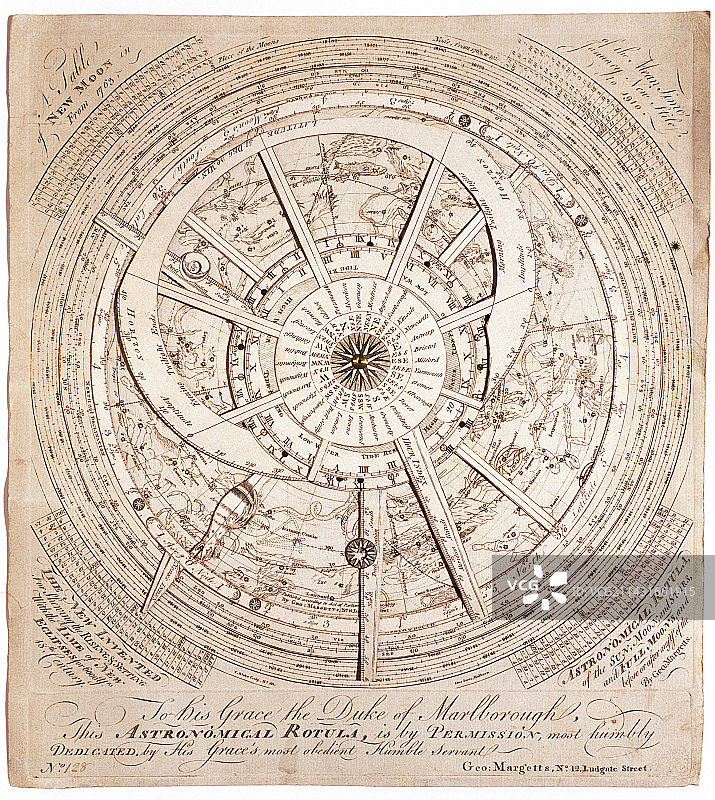 天文日历图片素材