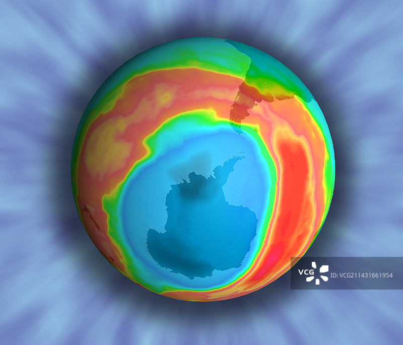 2000年臭氧层空洞图片素材