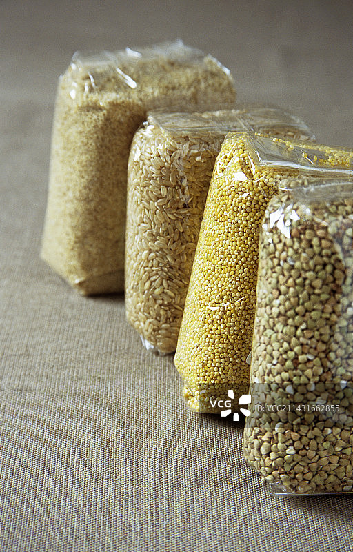 种子和谷物包图片素材