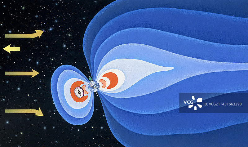 地球磁气圈的艺术作品图片素材