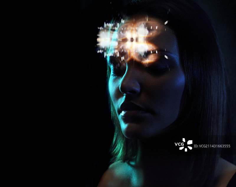 读心术概念图图片素材