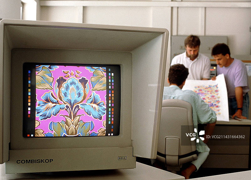 纺织图案的计算机辅助设计图片素材