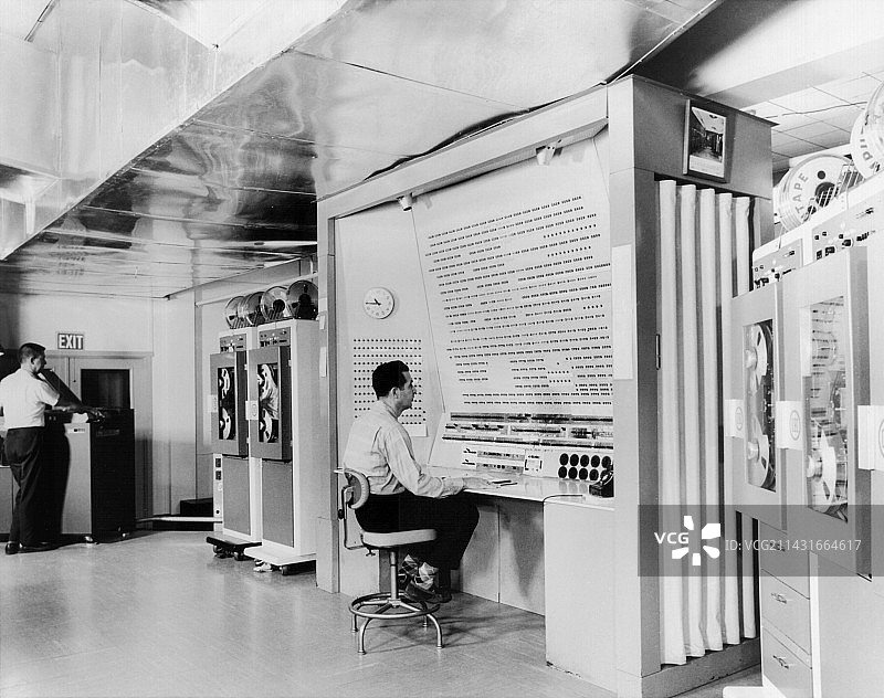 BRLESC I，早期电子计算机图片素材