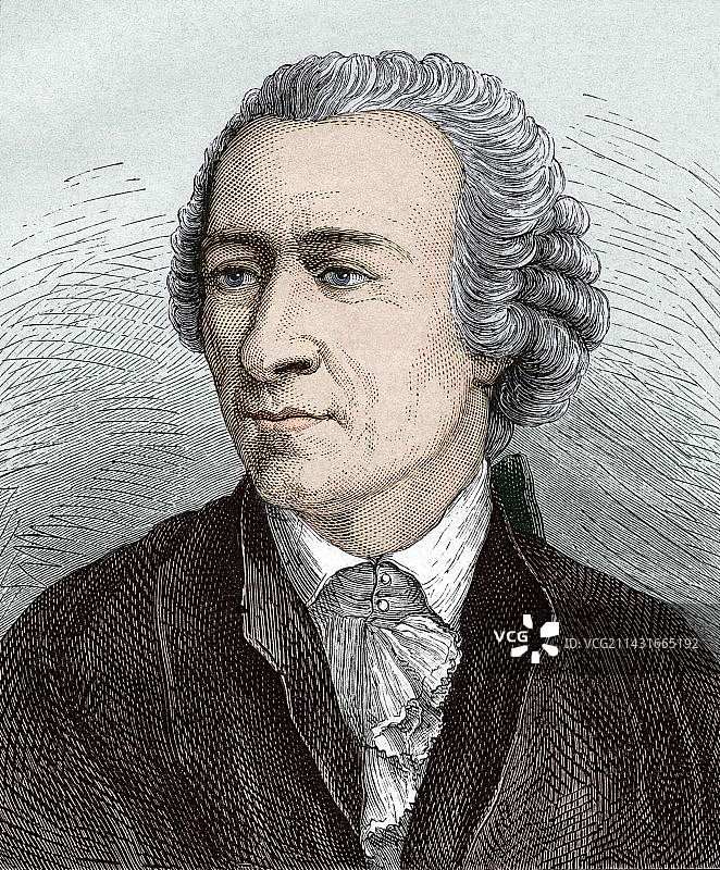 伦纳德·欧拉：瑞士数学家图片素材