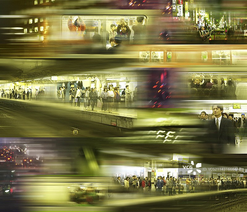 通勤人群图片素材