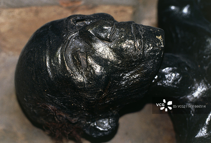 古埃及木乃伊头部景观图片素材