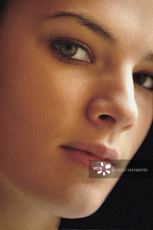 女人的脸图片素材