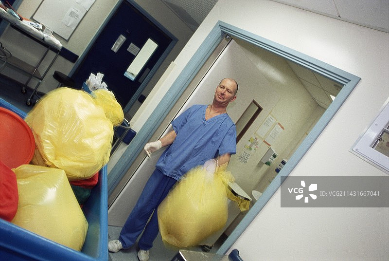 医院清洁工图片素材