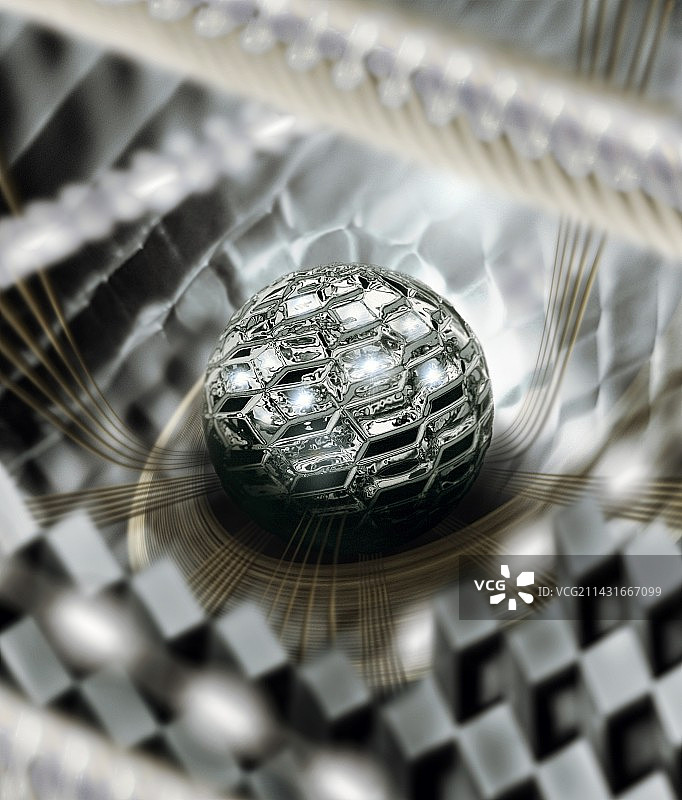 量子计算机核心图片素材