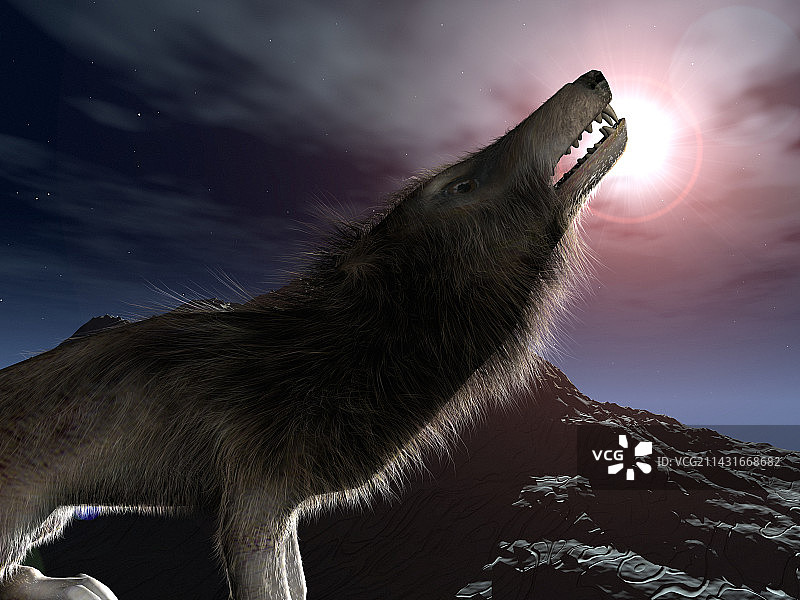 鬣齿兽图片素材