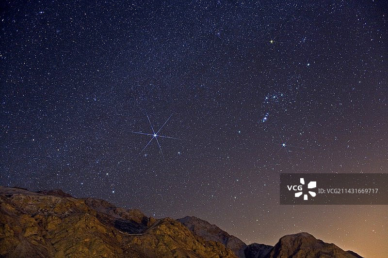 猎户座和天狼星图片素材