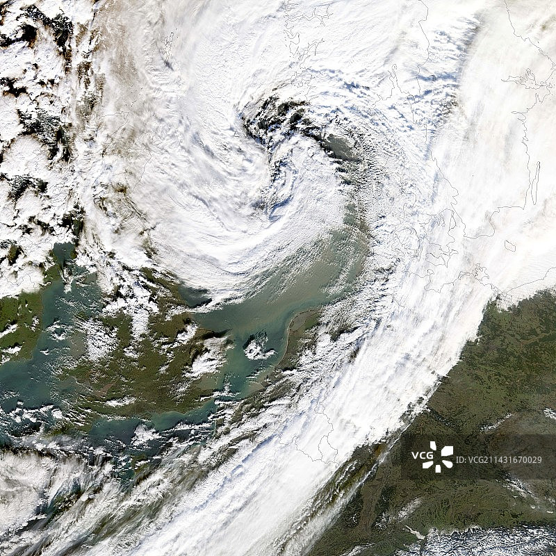 北欧上空的风暴图片素材