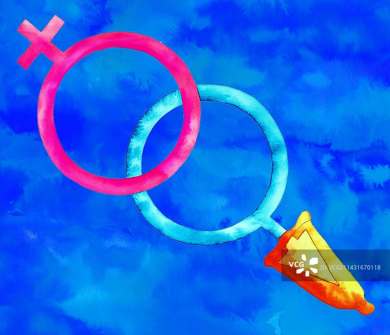 避孕套使用图片素材