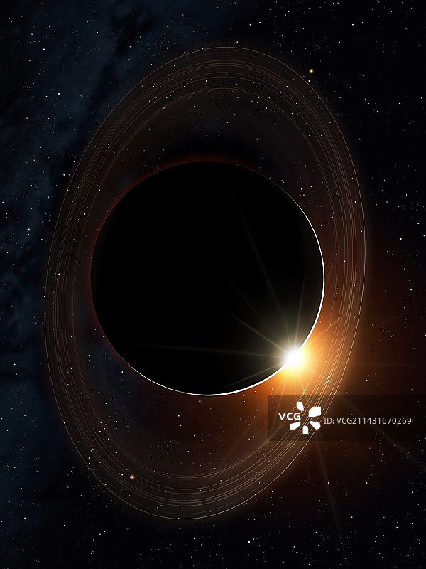 天王星被遮蔽图片素材