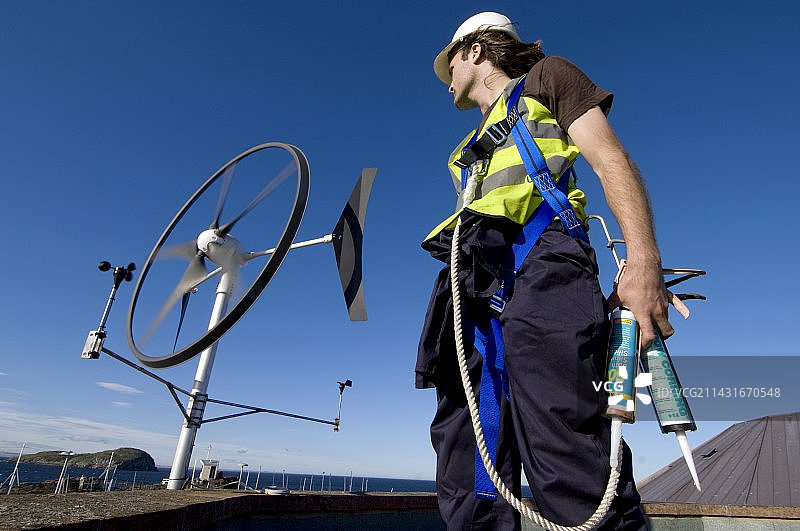 屋顶风能系统图片素材