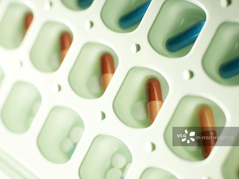 药丸整理盒图片素材