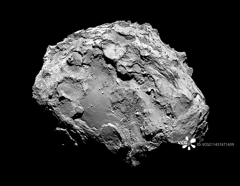 罗塞塔探测器拍摄的丘留莫夫-格拉西缅科彗星图片素材