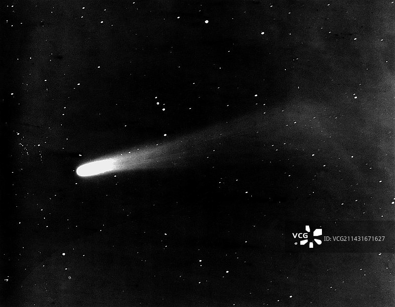 哈雷彗星，1910年图片素材