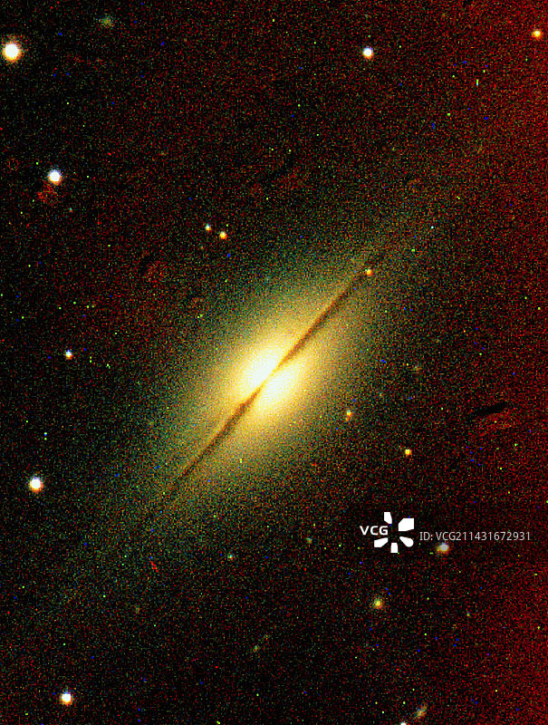 螺旋星系NGC 7814的光学图像图片素材