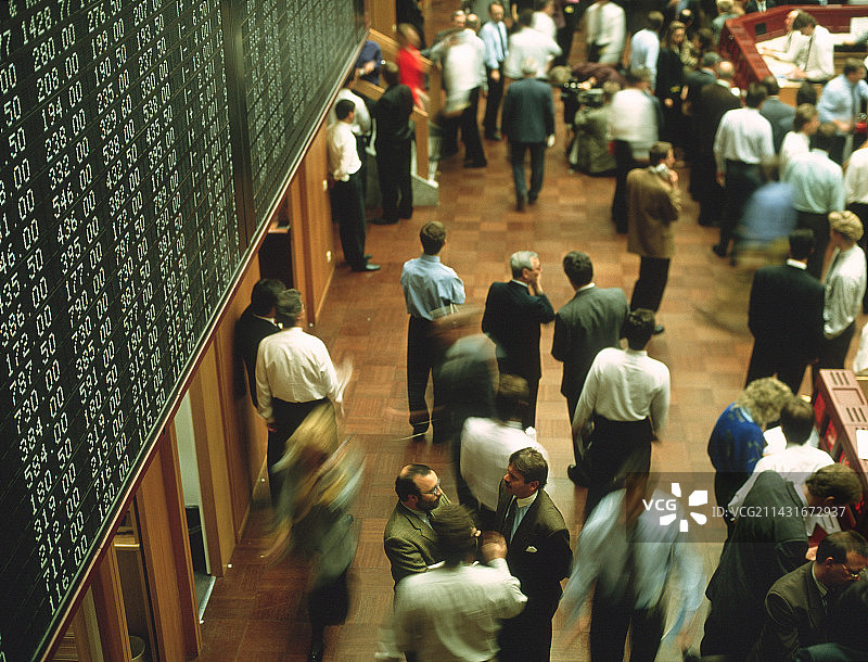 法兰克福证券交易所图片素材