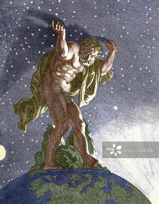 托起天空的阿特拉斯图片素材