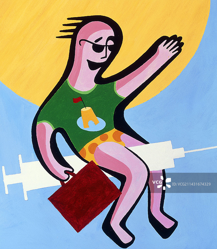 节日疫苗接种抽象艺术作品图片素材